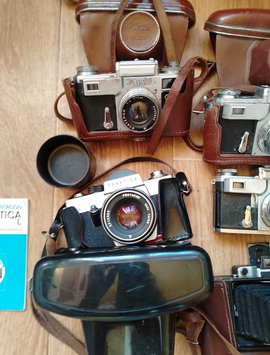 Советский фотоаппарат Киев с объективом Юпитер 8м