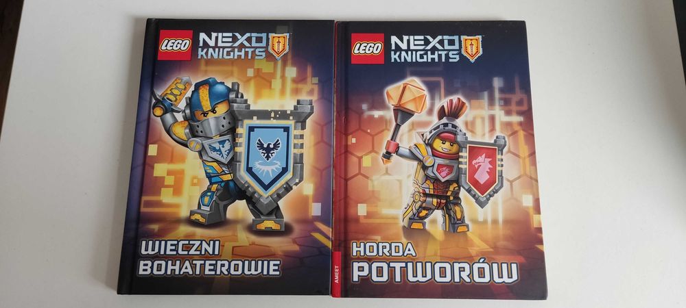 Horda potworów Nexo knights Wieczni bohaterowie Lego  dwie książki