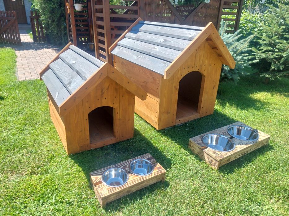 Buda dla psa budy solidne z desek heblowanych