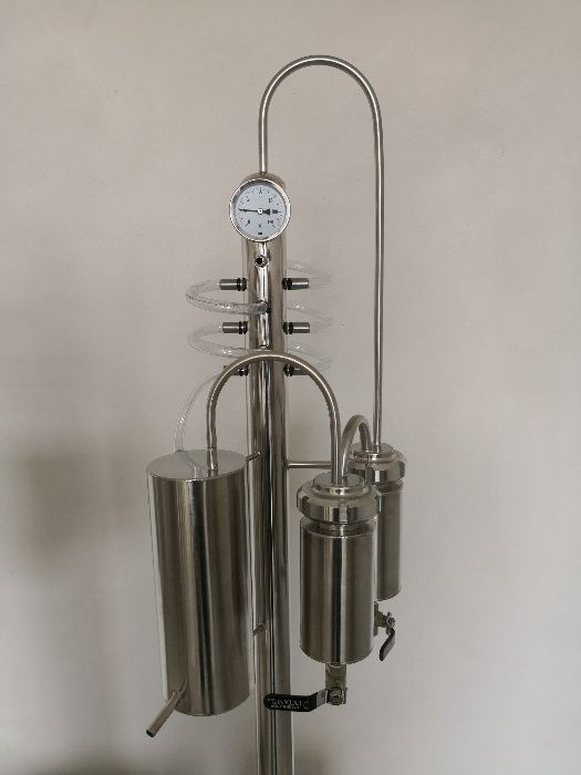 Destylator 2 odkręcane odstojniki grzałki | gaz 30l | 50l