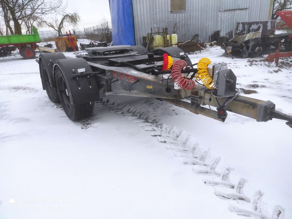 Wózek Dolly Fliegl ocynk hydraulika rejestracja