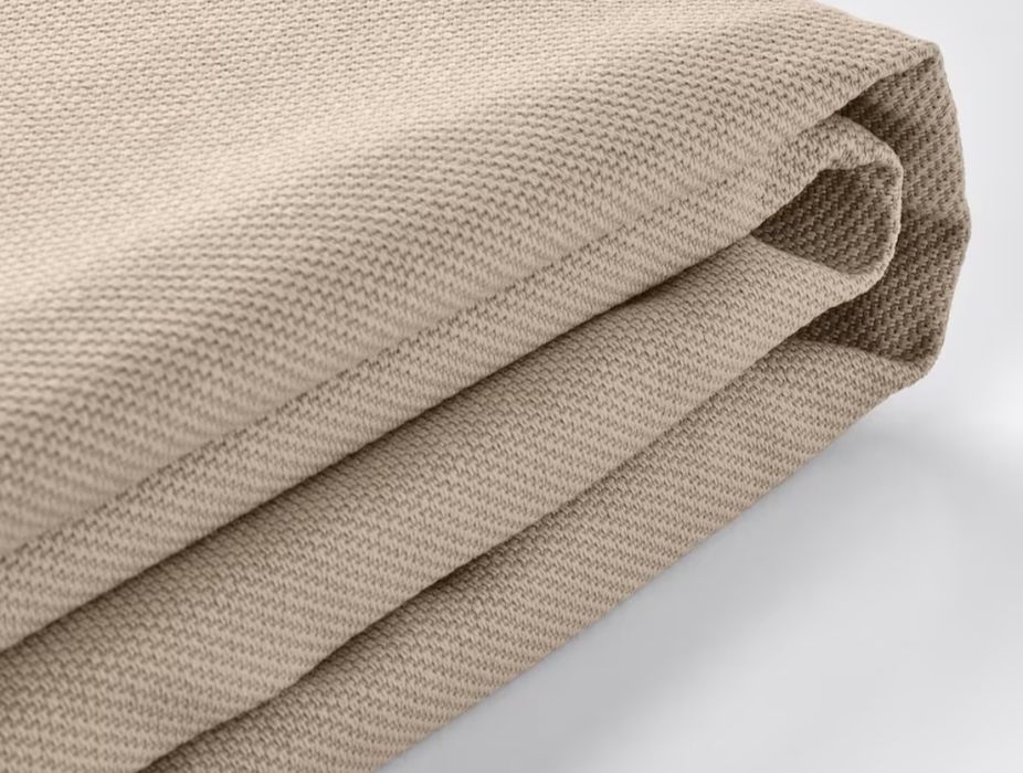 EKTORP Pokrycie sofy 3 osobowej, z szezlongiem/Hallarp beżowy