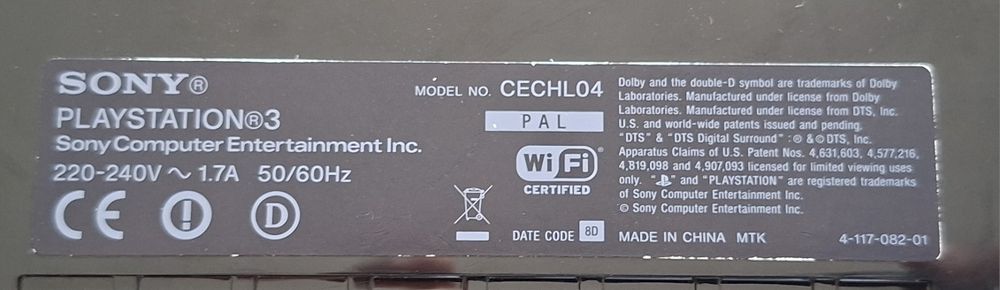 PlayStation 3 PS3 FAT Avariada