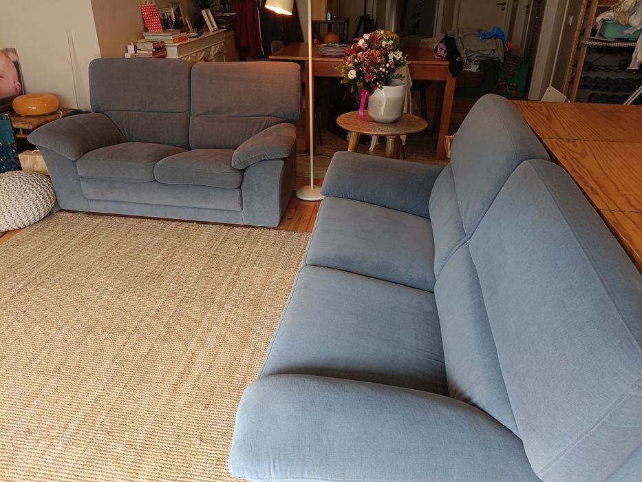 Sofás de 2 e 3 lugares