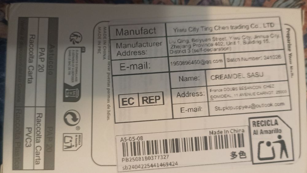 Paznokcie press on french