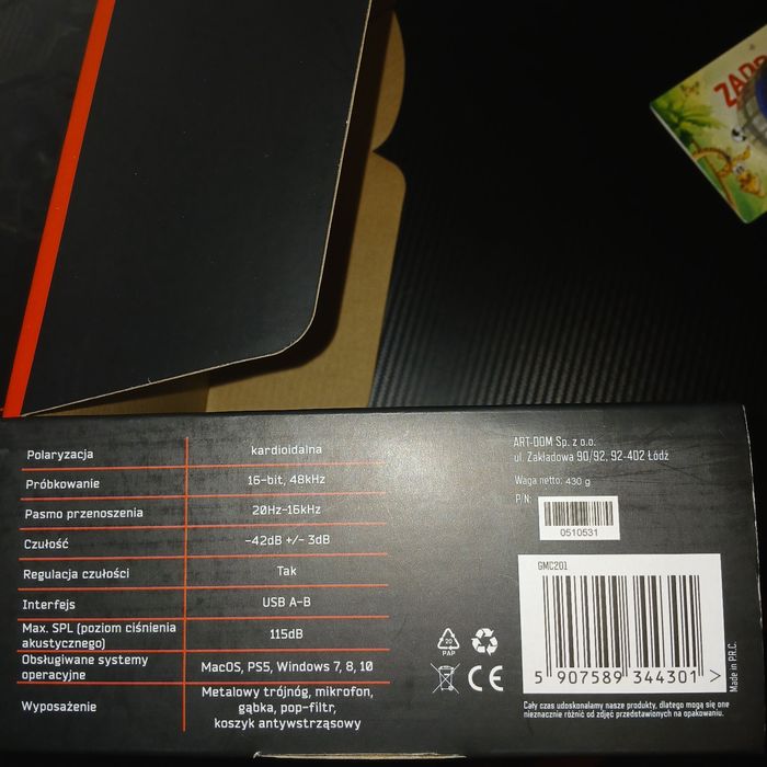 Mikrofon maddog stan doskonały OKAZJA