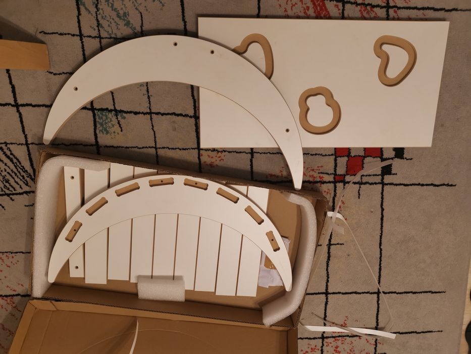 Nowy bujak Lunekids ze zjeżdżalnia. LuneRocker S small , Montessori