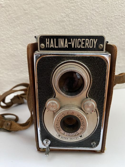 Maquina fotografica Halina Viceroy com estojo