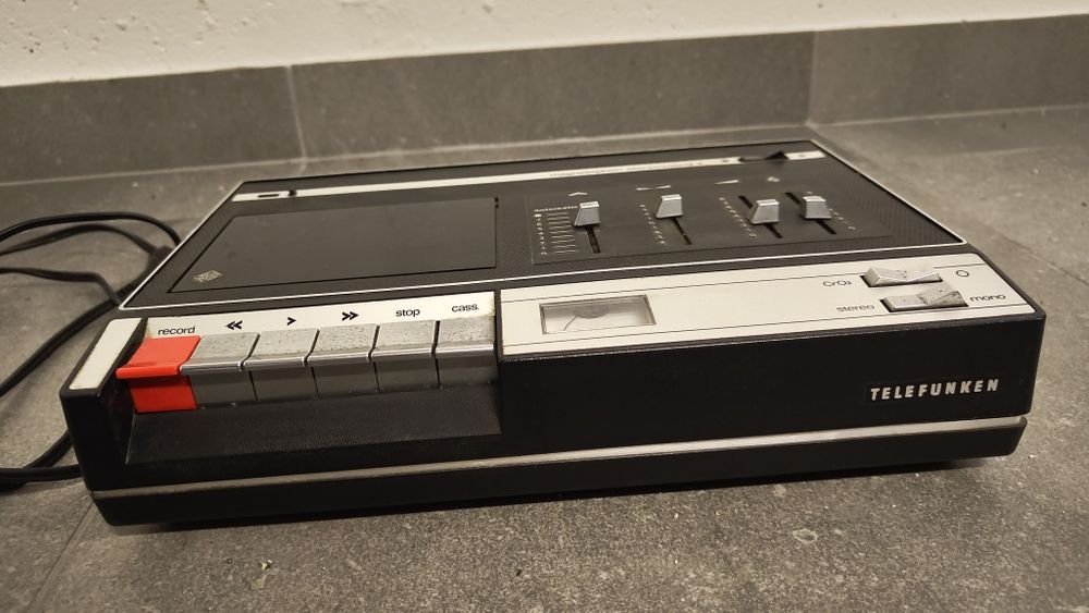 Leitor Gravador Cassetes Telefunken V