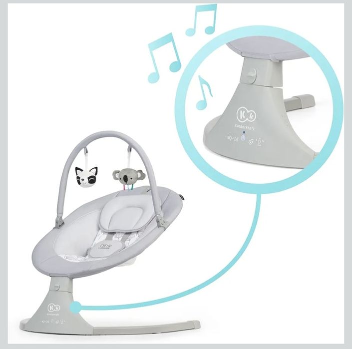 Cadeira elétrica balanço para bebé