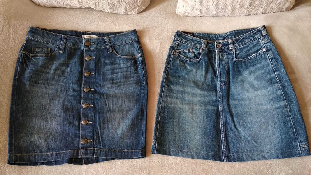Mini spódnica jeansowa: Esprit, Pepe Jeans, Dallas, Big Star S/M