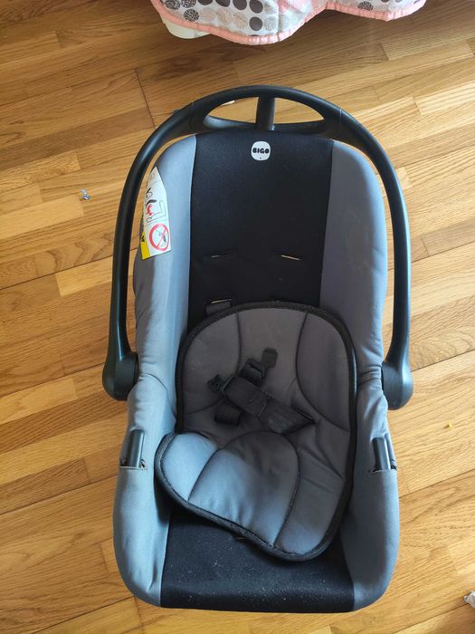 Cadeira + carrinho de bebe