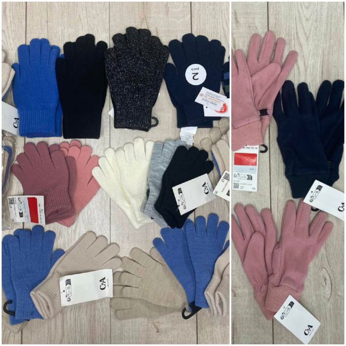 РОЗПРОДАЖ! НОВІ! Рукавиці перчатки флісові та трикотажні від 3 до 15 р