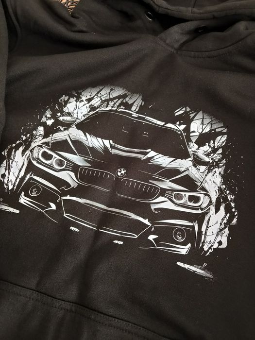 Bluza męska z samochodem BMW