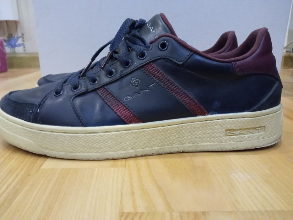Продам мужские кожаные демисезонные кроссовки сникерсы Gant