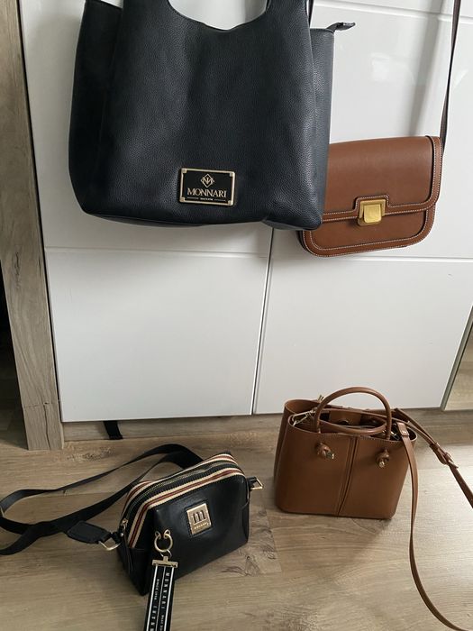 Sprzedam 3 torby Zara oraz Reserved monnari bez duzego shoppera