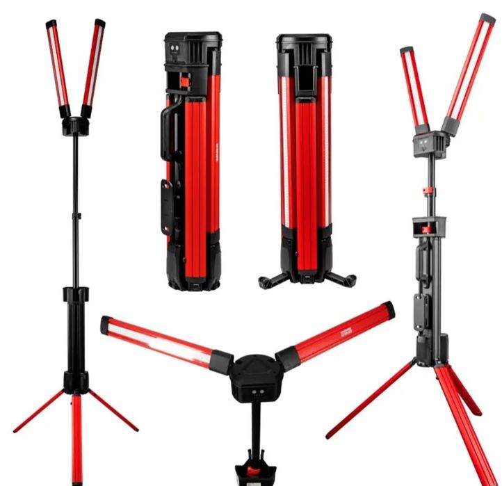 Reflektor LED składany z wbudowanym statywem 100W