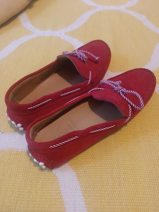 Mocassins da saccor brothers em pele