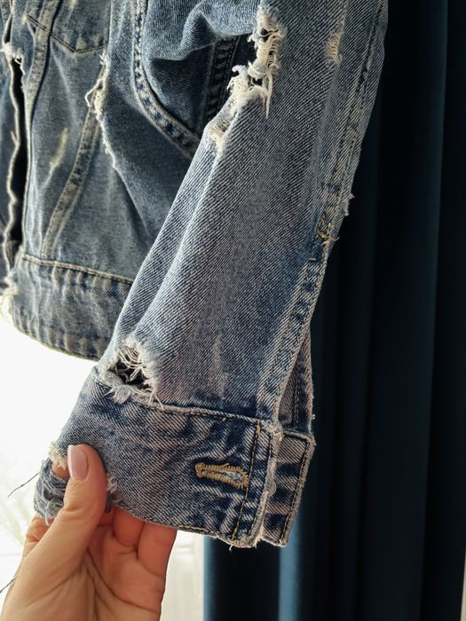 Kurtka damska jeansowa przejściowa 36 Zara wiosenna