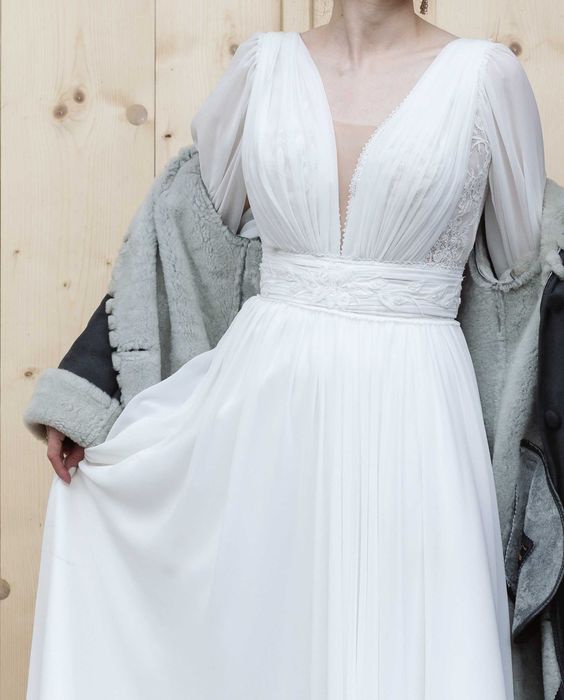 Subtelna suknia ślubna