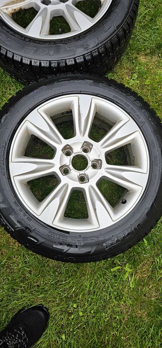 Felgi 5x112 audi 17 opony zimowe Pirelli kolce
