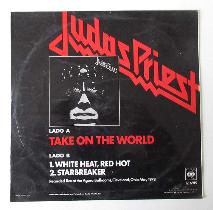 JUDAS PRIEST - Take On The World (MAXI SINGLE De Edição Portuguesa)
