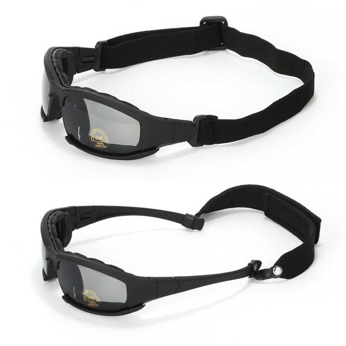 Очки тактические для туризма, вождения, Daisy X7 (4 сменные линзы)