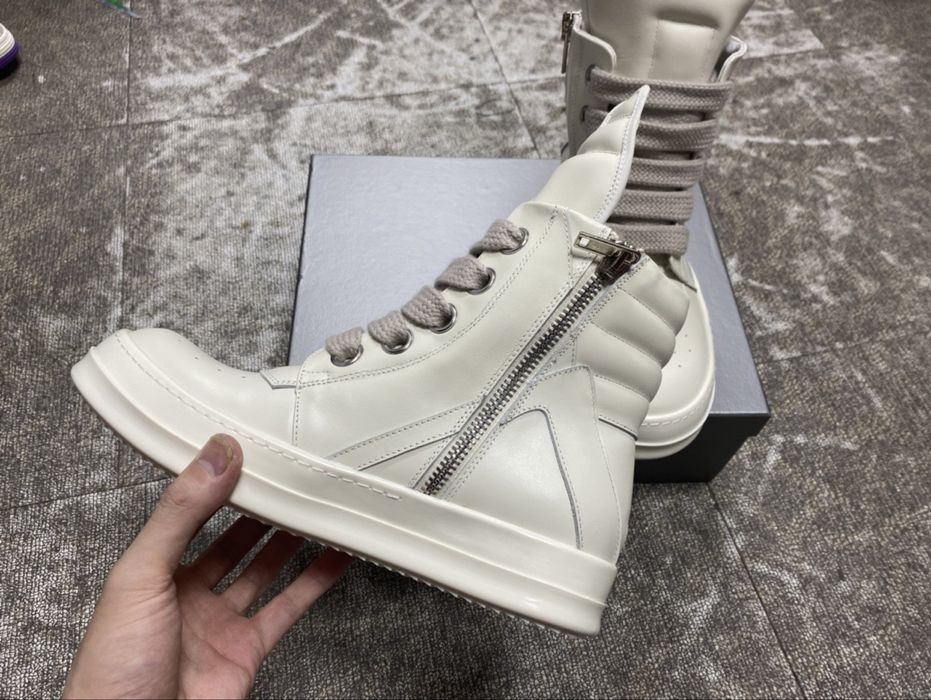 Нові Rick Owens Geobasket Jumbo Leather Sneakers/38-44/Преміум якість!