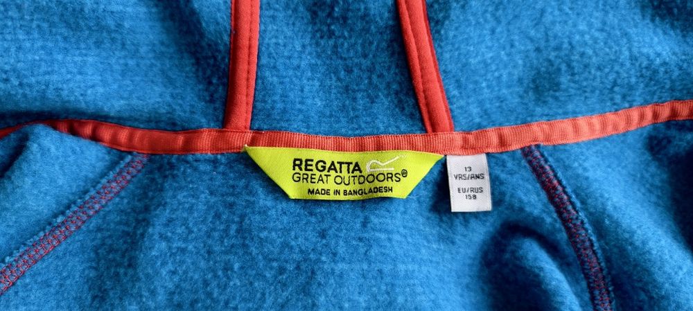 Детская кофта толстовка Regatta Dissolver Hydro Blue р. 158.