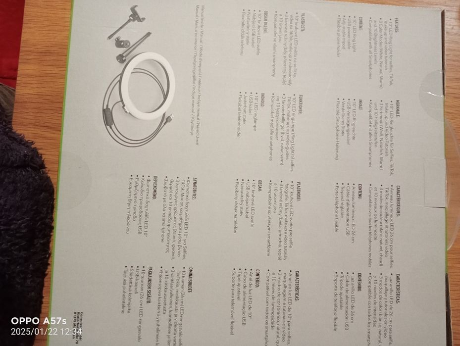 Kit anel luminoso Led64729960853123121