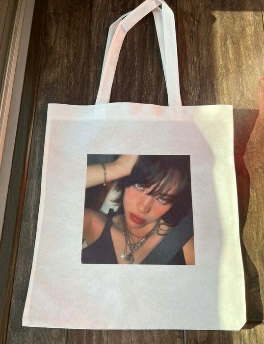 Torebka torba tote bag materiał non woven billie eilish