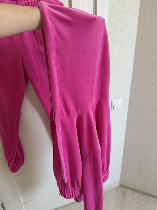 велюровый костюм 3ка худи+ топ и джогеры 42-44