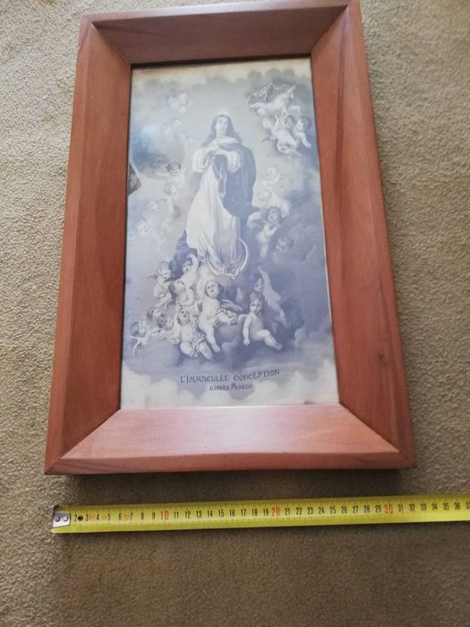 Reprodução Quadro "Imaculada Conceição dos Veneráveis", Murillo, Seda