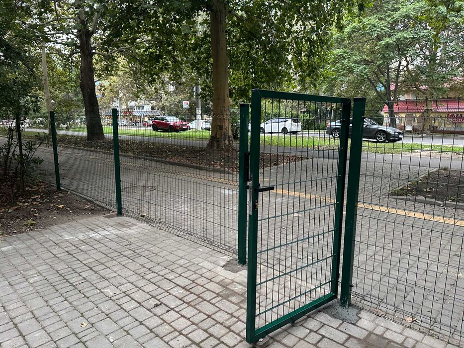 Калитка Ворота Забор из сварной сетки Секционные ограждения 3Д Одесса