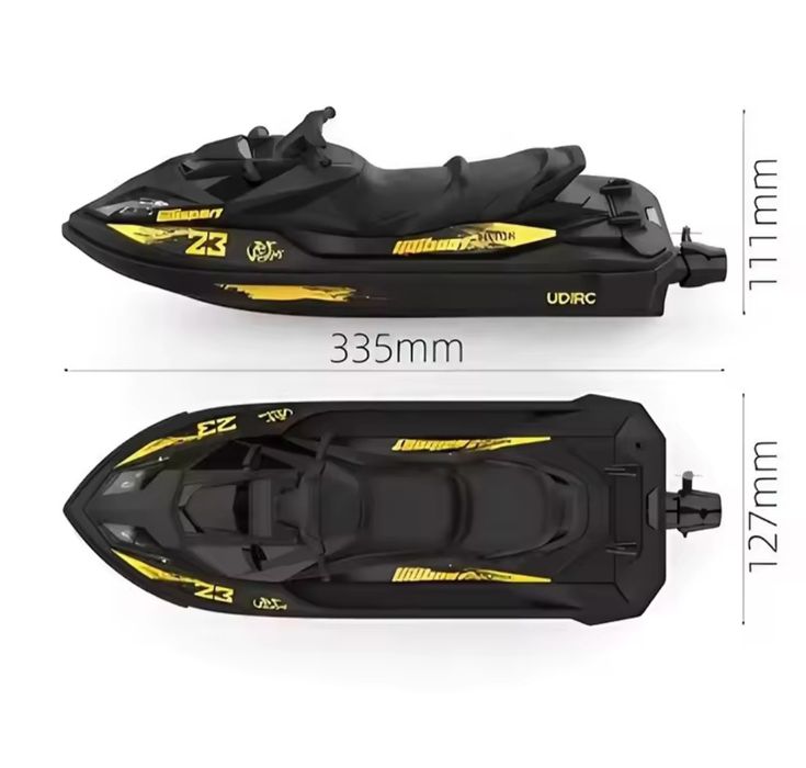 Lancha telecomandada.