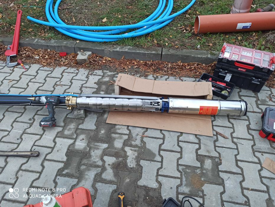 Studnie głębinowe i abisyńskie, montaż pomp