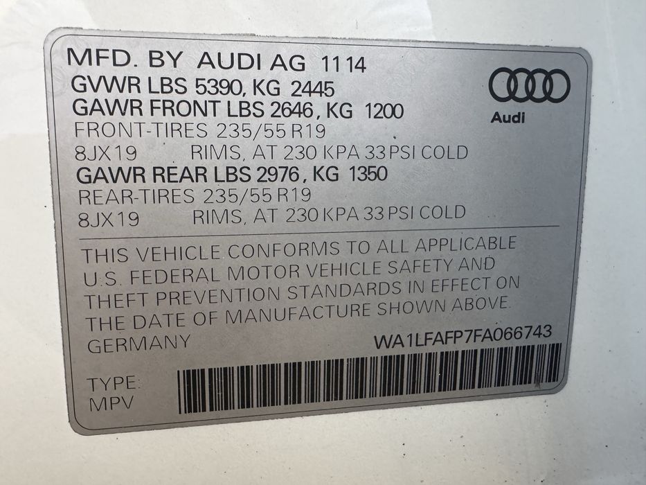 Audi Q5 TFSI 2.0 Premium Plus