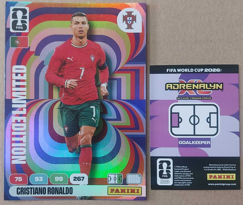 Panini Adrenalyn Fifa 2026 - Cartas Limited Edition XXL - Escolha as suas faltas