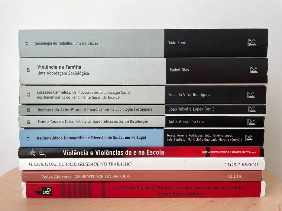 Livros de Ciências Sociais (entre 7€ e 15€)