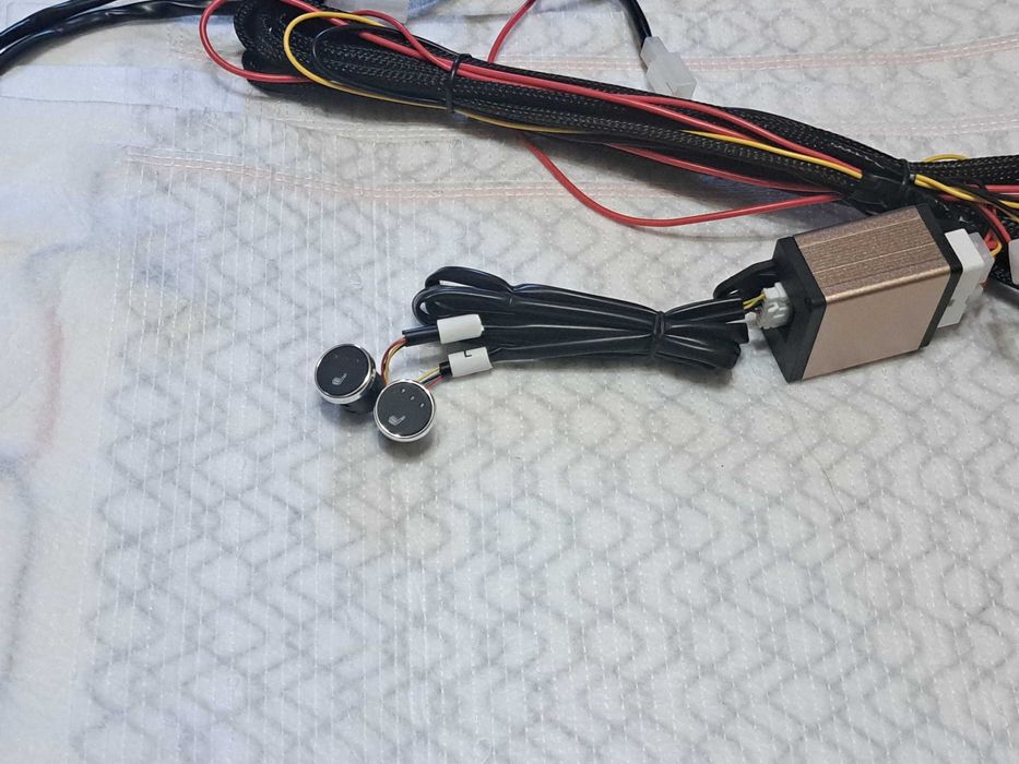 Підігрів сидінь комплект на 2 сидіння Подогрев сидений  углеволокно