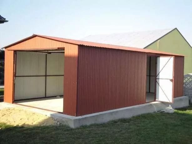 Garaż Blaszany Blaszak na budowę Garaże 3x5 3x6 4x5 4x6
