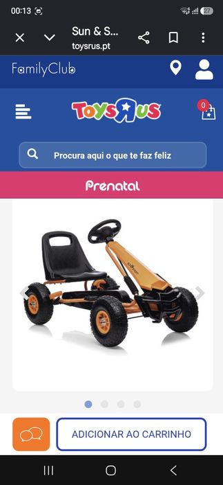 Kart de pedais toys urs