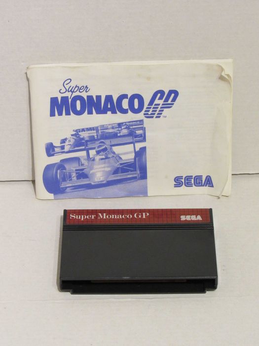 Jogo Sega Master System Super Monaco GP completo