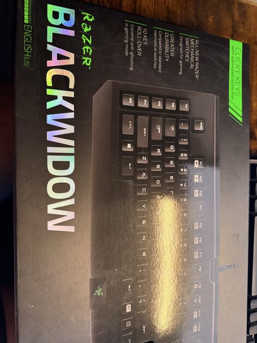 Razer BlackWidow | Green Switch | Czyściutka | Sprawna | Pudełko
