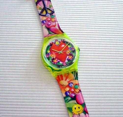 De Coleção: Swatch 1996 "Love, Peace And Happiness" by Micha Klein
