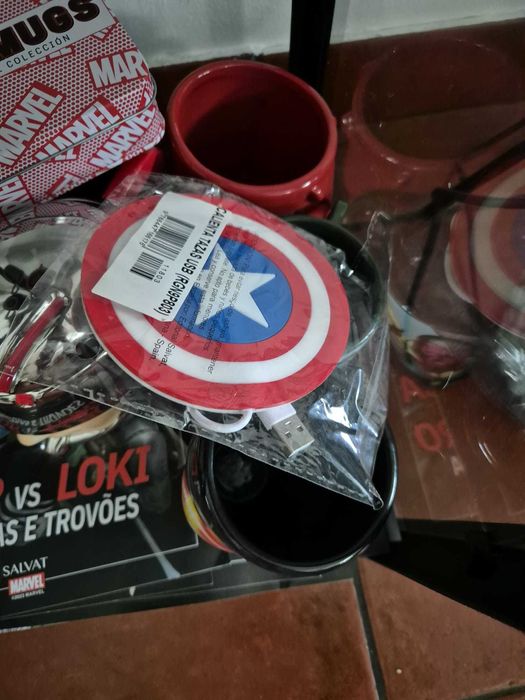 Canecas Marvel Coleção completa