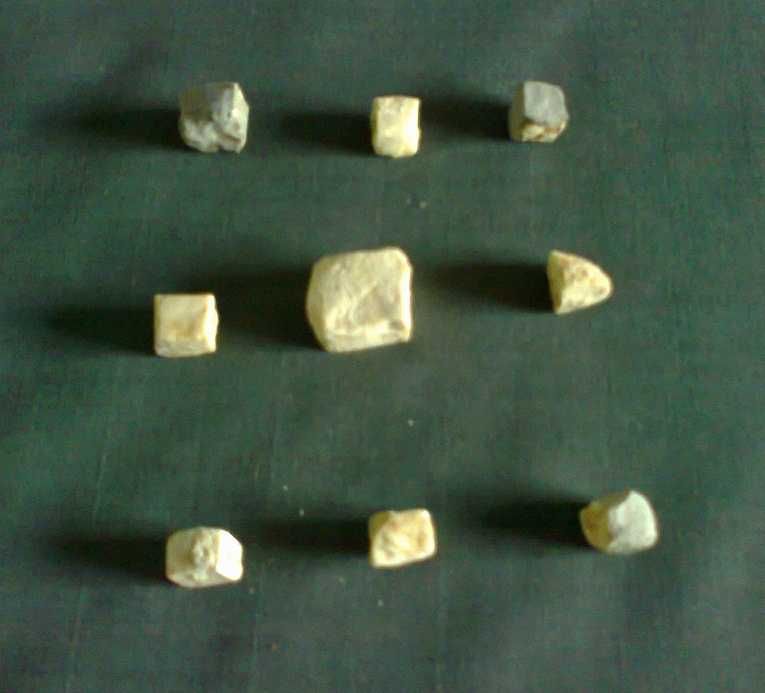 Pedras das ruínas da Vila Romana da ABICADA - Portimão