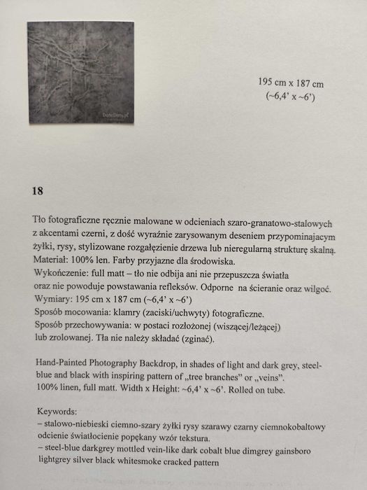 Tło Tła fotograficzne do zdjęć fotograf portret 38 teł 17 do 24