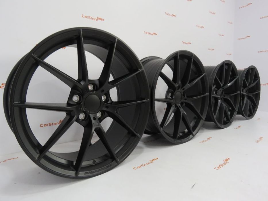 Jantes Look Bmw M4 Cs 18 x 8 et34 + 9 et 41 5x120 Preto Matte