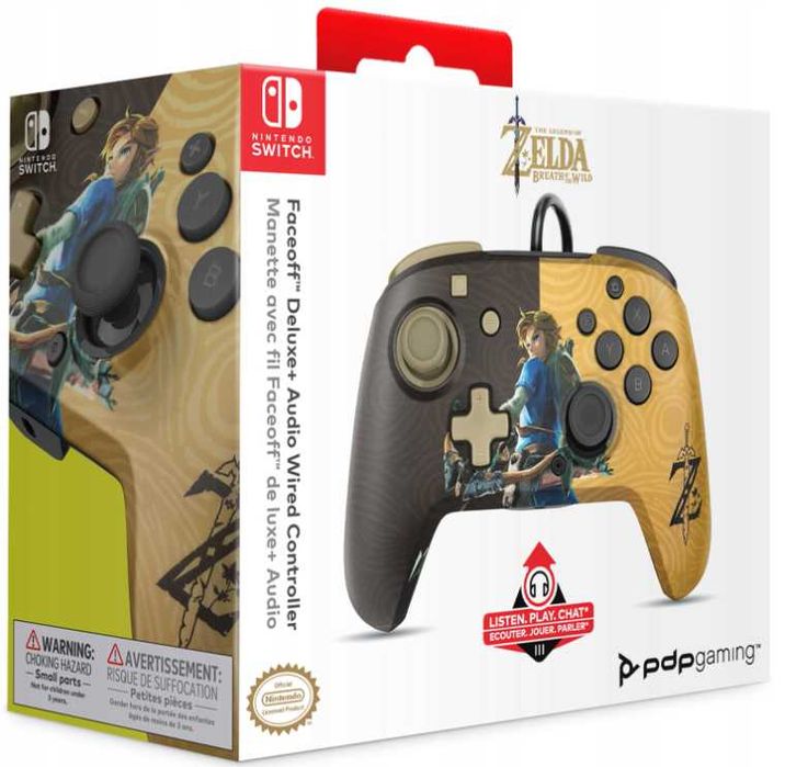 Pad przewodowy Zelda Nintendo Switch prezent